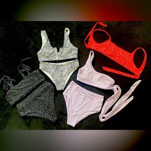 7pcs. Bikini tops & bottoms